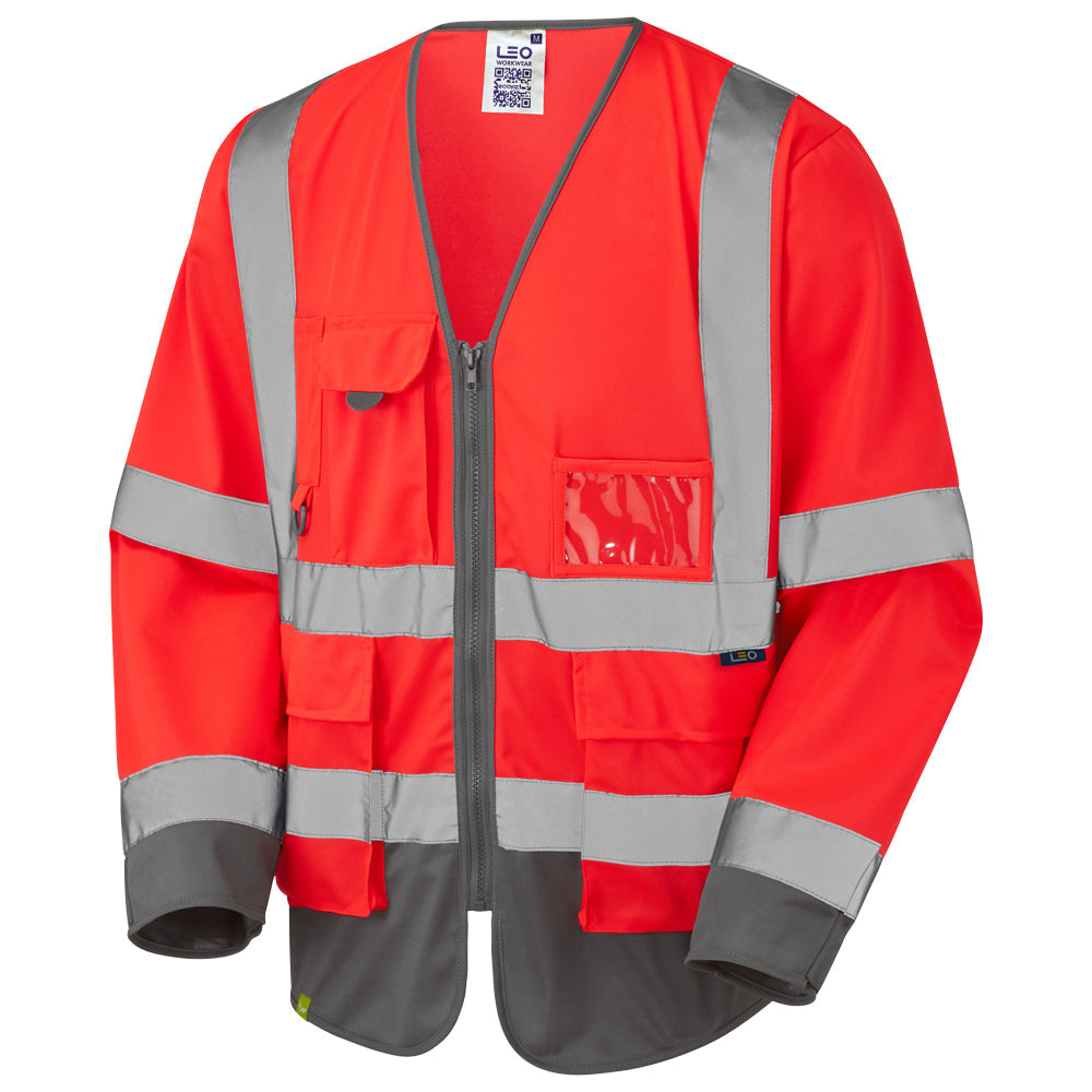 Leo Workwear WRAFTON Leo EcoViz Superior Sleeved Waistcoat