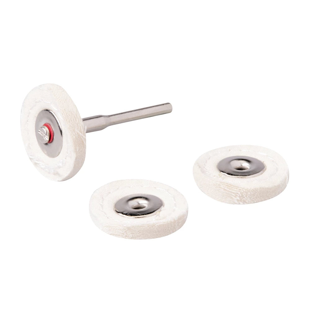 Silverline Rotary Tool Loose Leaf Buffing Wheel Kit 4pce