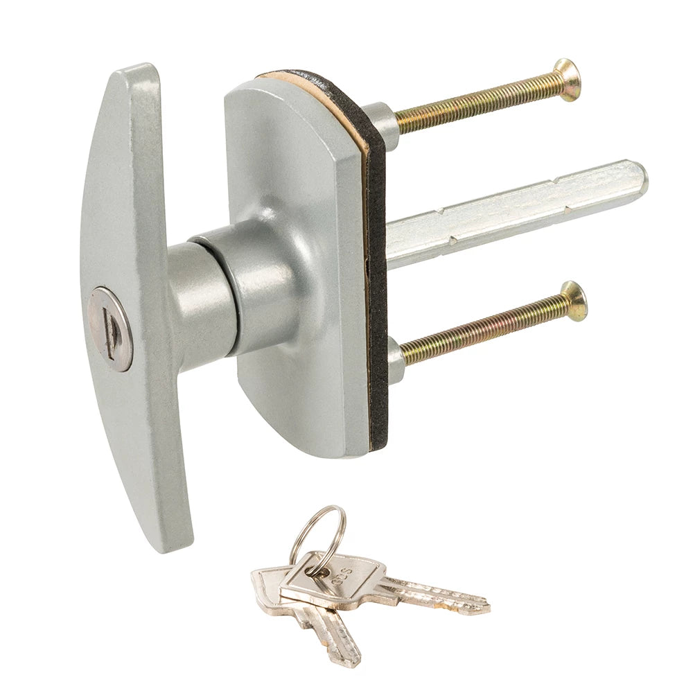 Silverline Garage Door Locking Handle - 75mm Diamond