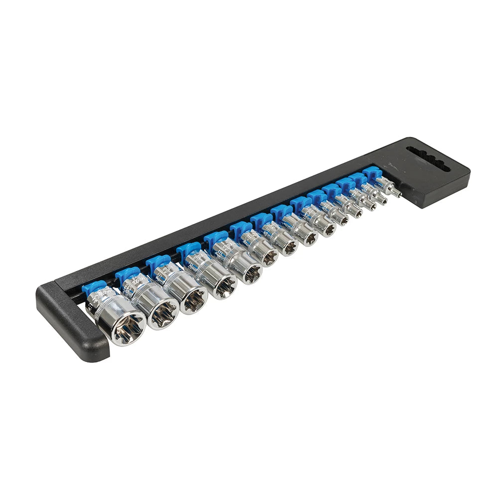 Silverline E4-E24 Socket Extension Set 14Pce