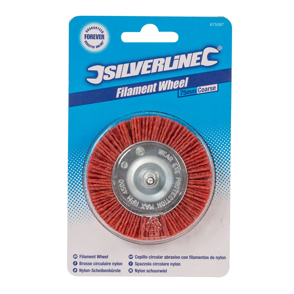 Silverline Filament Wheel - 75mm Coarse