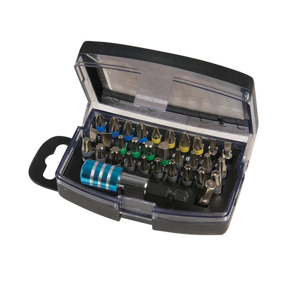 Silverline Colour-Coded Bit Set 32Pce