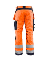 Blaklader Multinorm Inherent Trousers 1589 #colour_orange-navy-blue