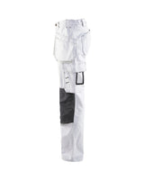 Blaklader Women's Painter Trousers 7131 #colour_white-dark-grey