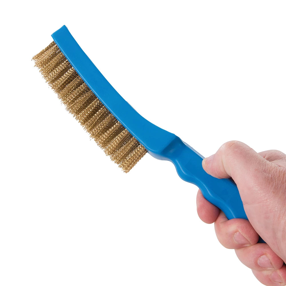 Silverline Brassed Wire Brush Plastic