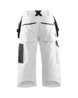 Blaklader X1500 Painters Pirate Trousers 1511 #colour_white-dark-grey