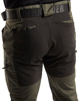 Blaklader Service Trousers with Stretch 14591845 #colour_army-green-black