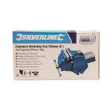 Silverline Workshop Vice 100mm (4") - 8kg