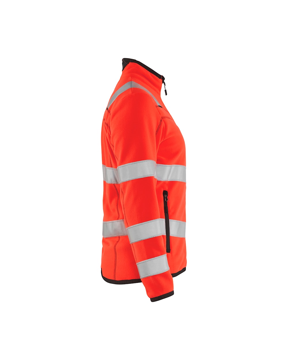 Blaklader Women's Microfleece Jacket Hi-Vis 4966 #colour_red-hi-vis