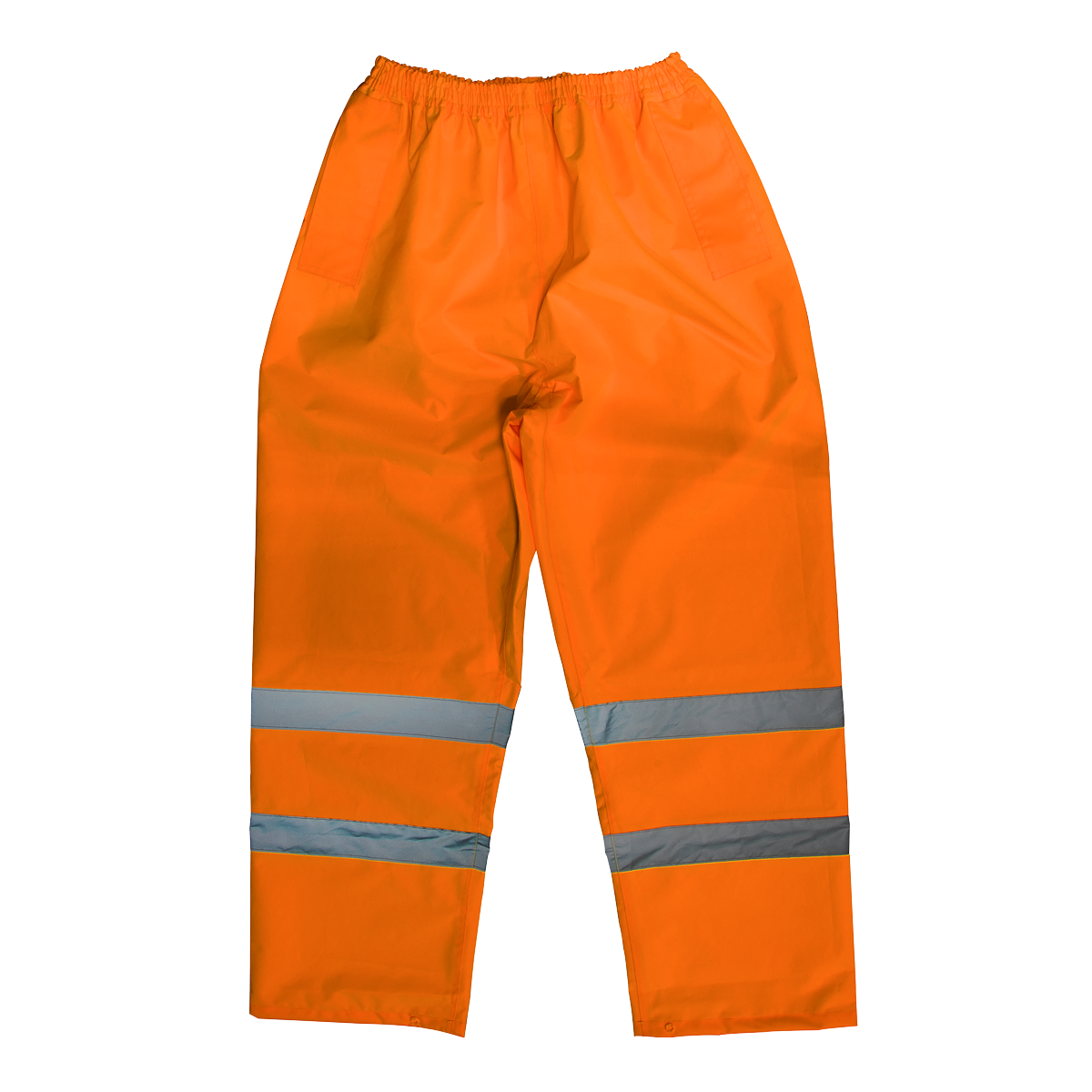 Sealey Hi-Vis Orange Waterproof Trousers - Large