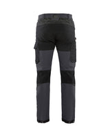 Blaklader 4-Way-Stretch Service Trousers 1422 - Mid Grey/Black