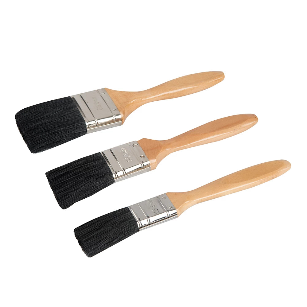 Silverline Mixed Bristle Brush Set 3pce