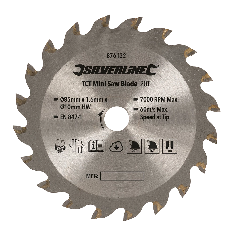 Silverline TCT Mini Saw Blade