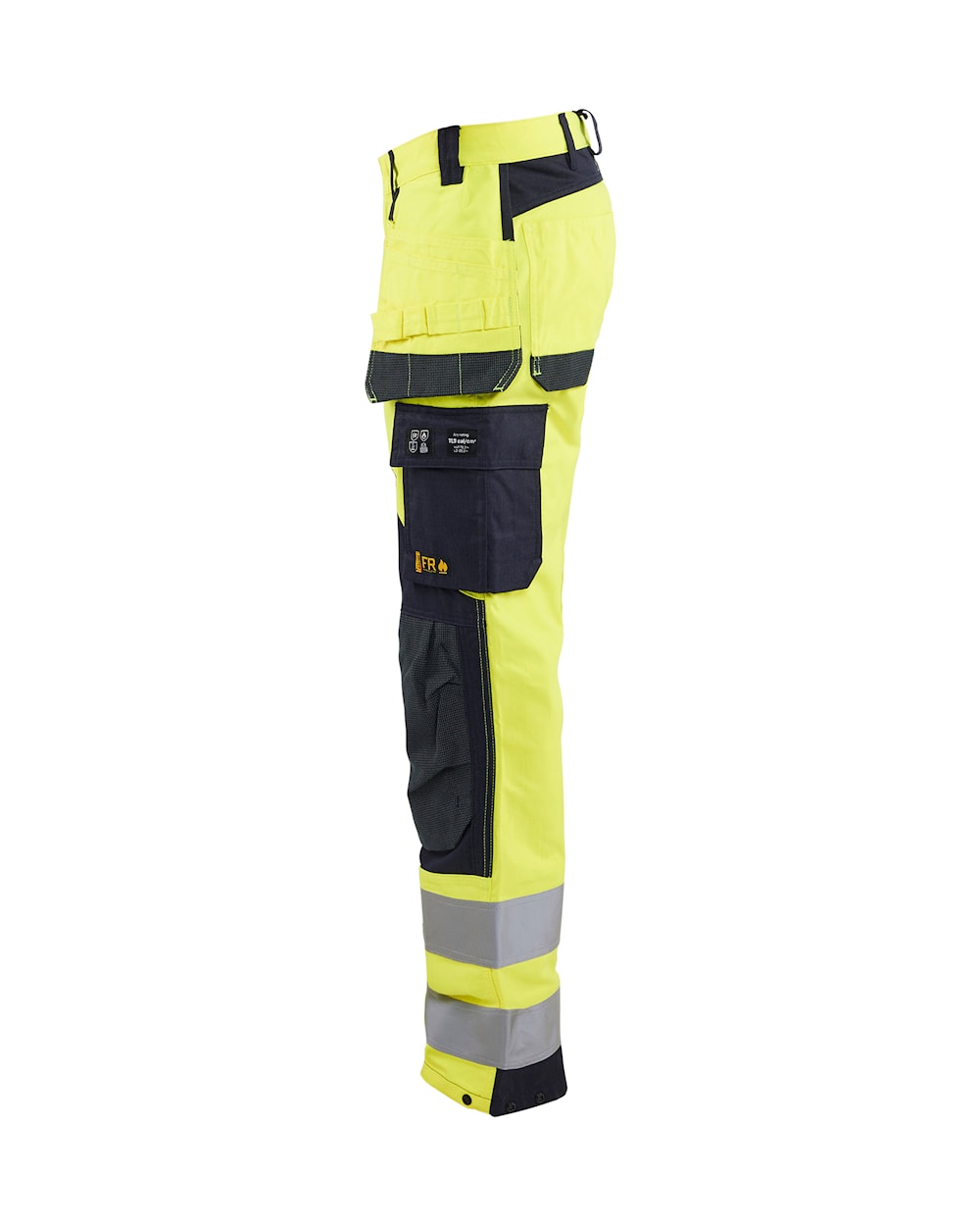 Blaklader Multinorm Inherent Trousers 1589 #colour_hi-vis-yellow-navy-blue