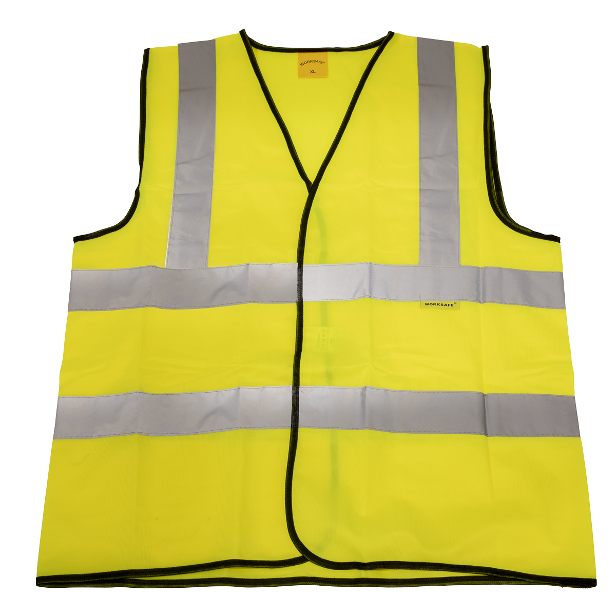 Sealey Hi-Vis Waistcoat (Site & Road Use) Yellow - X-Large