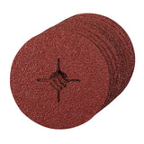 Silverline Fibre Discs 115 X 22.23Mm 10Pk - 24 Grit