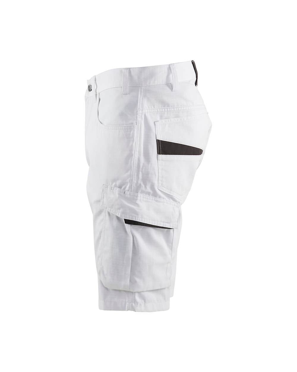 Blaklader Painter's Shorts with Stretch 1094 #colour_white-dark-grey