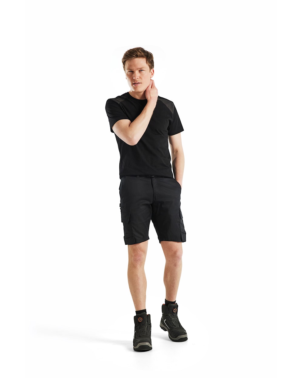 Blaklader Industry Shorts Stretch 1446 #colour_black