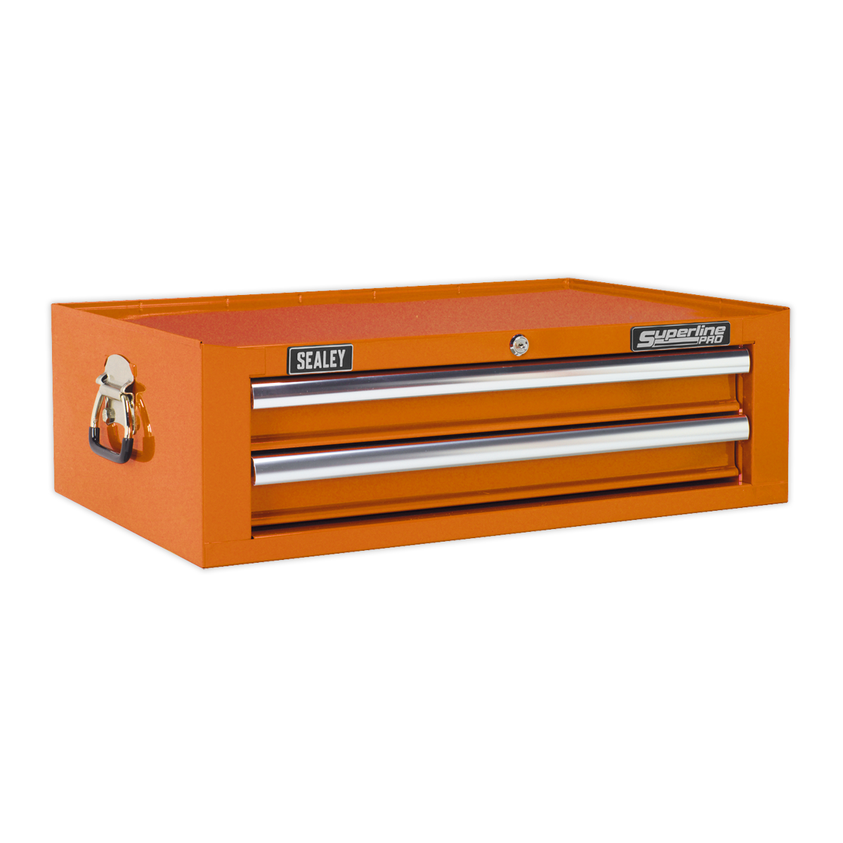 Sealey Mid-Box 2 Drawer with Ball-Bearing Slides - Orange