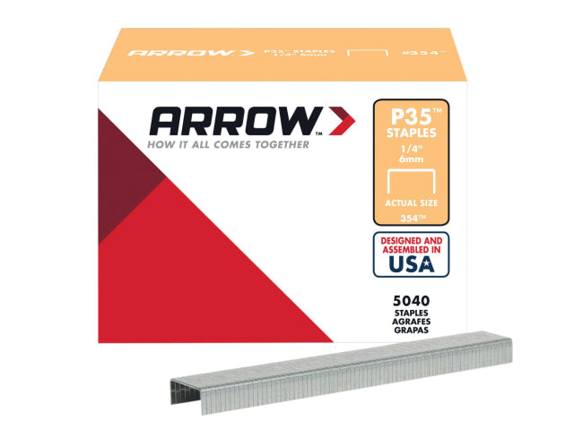 Arrow P35 Staples 10mm (3/8in) (Box 5040)