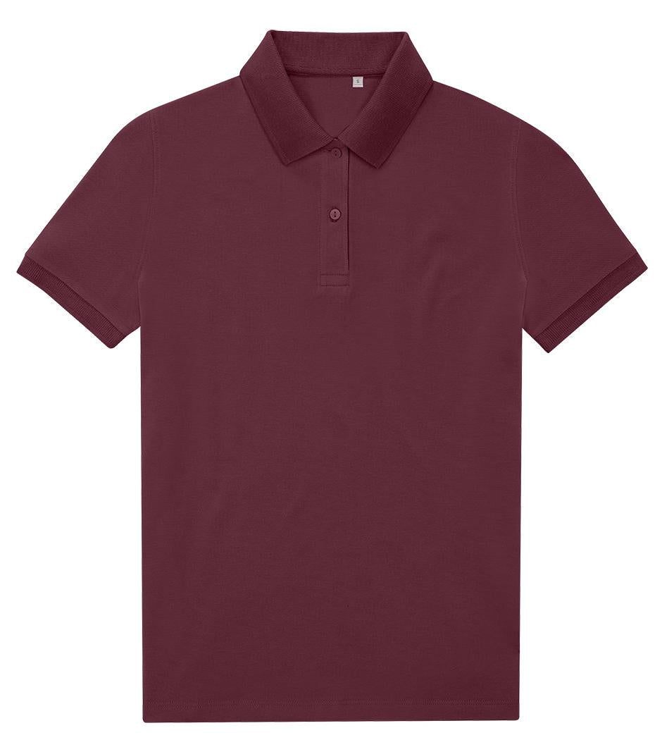 B&C Collection My Eco Polo 65/35 Women - Burgundy