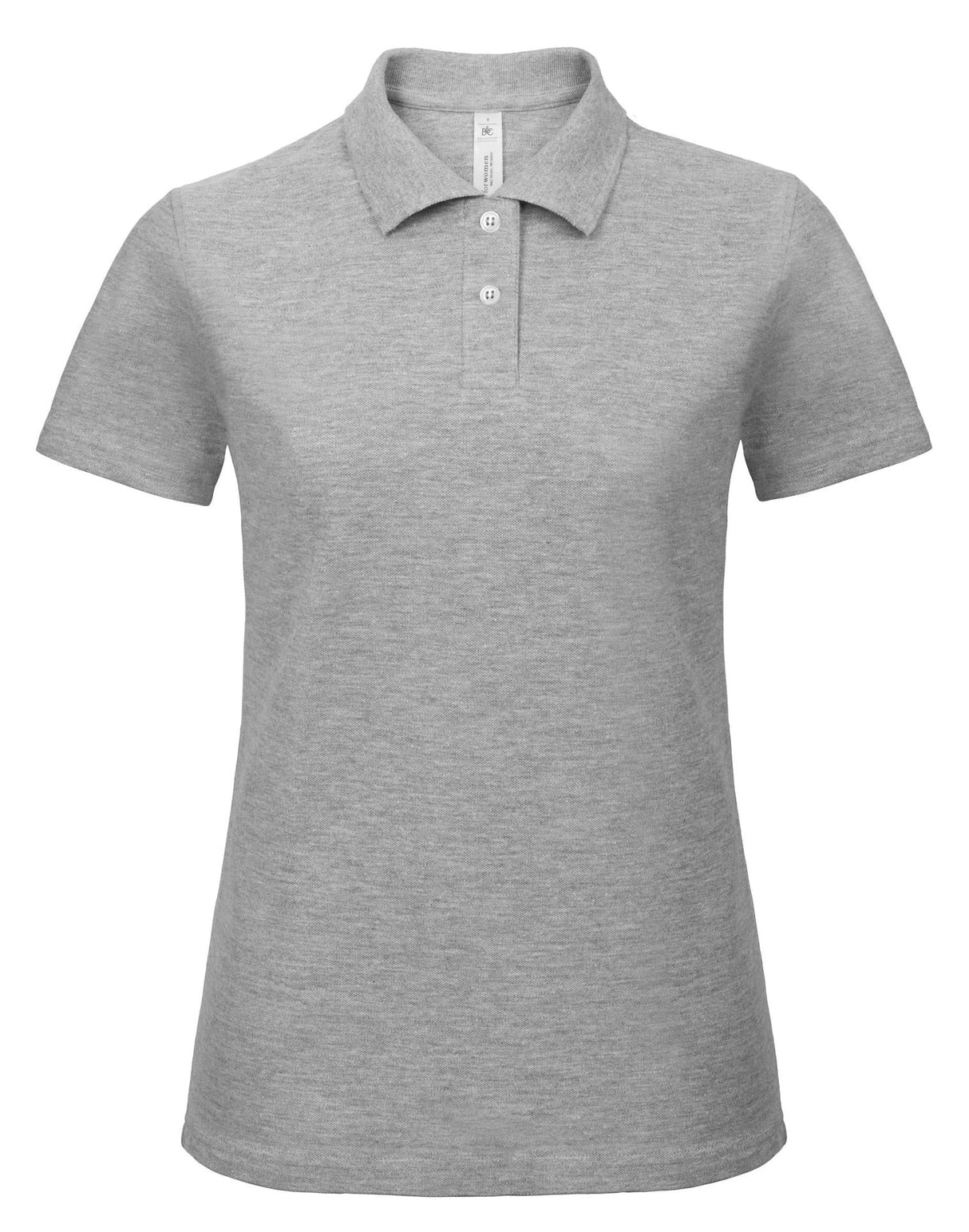 B&C Collection Id.001 Polo Women - Heather Grey