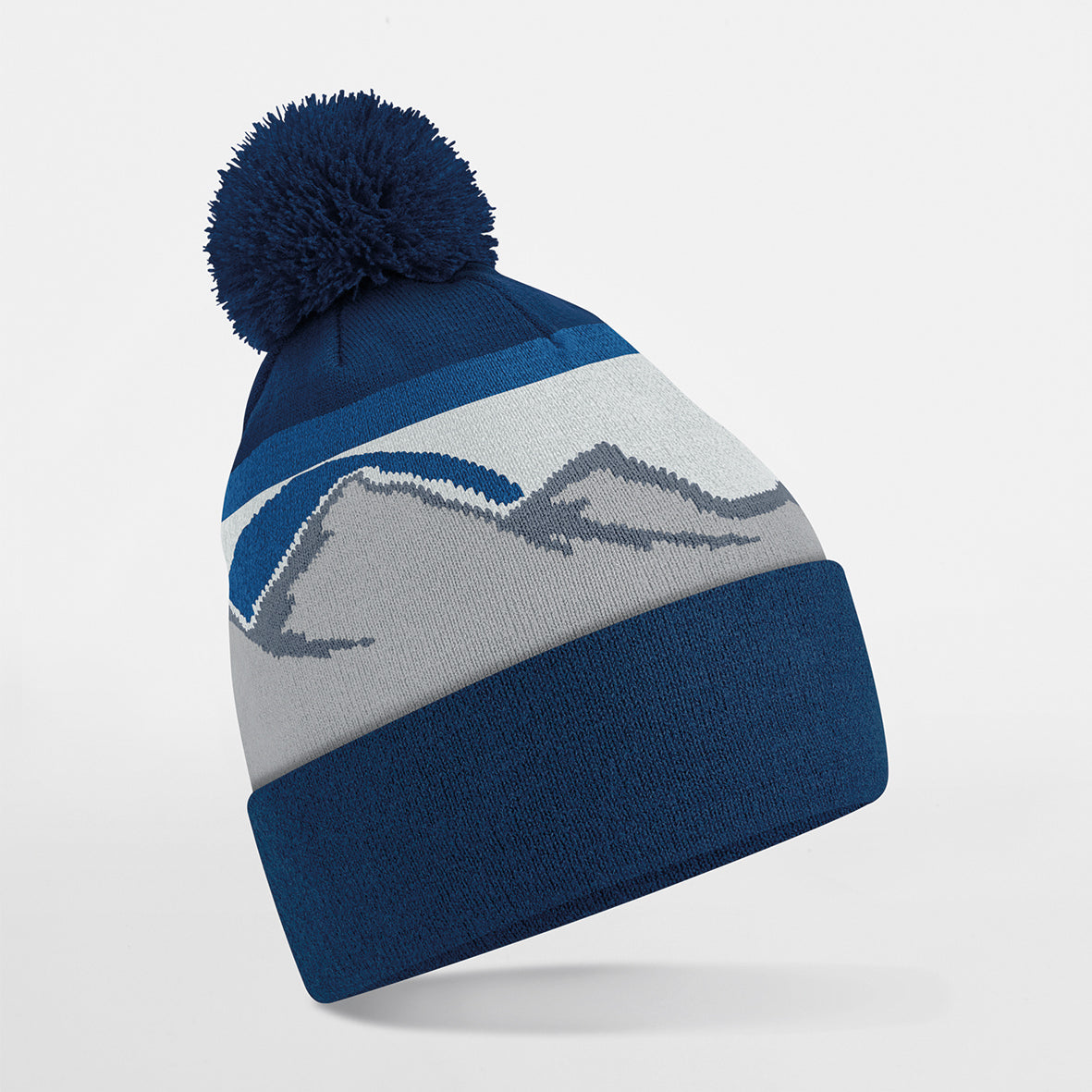 Beechfield Mountain Peaks Pom Pom Beanie