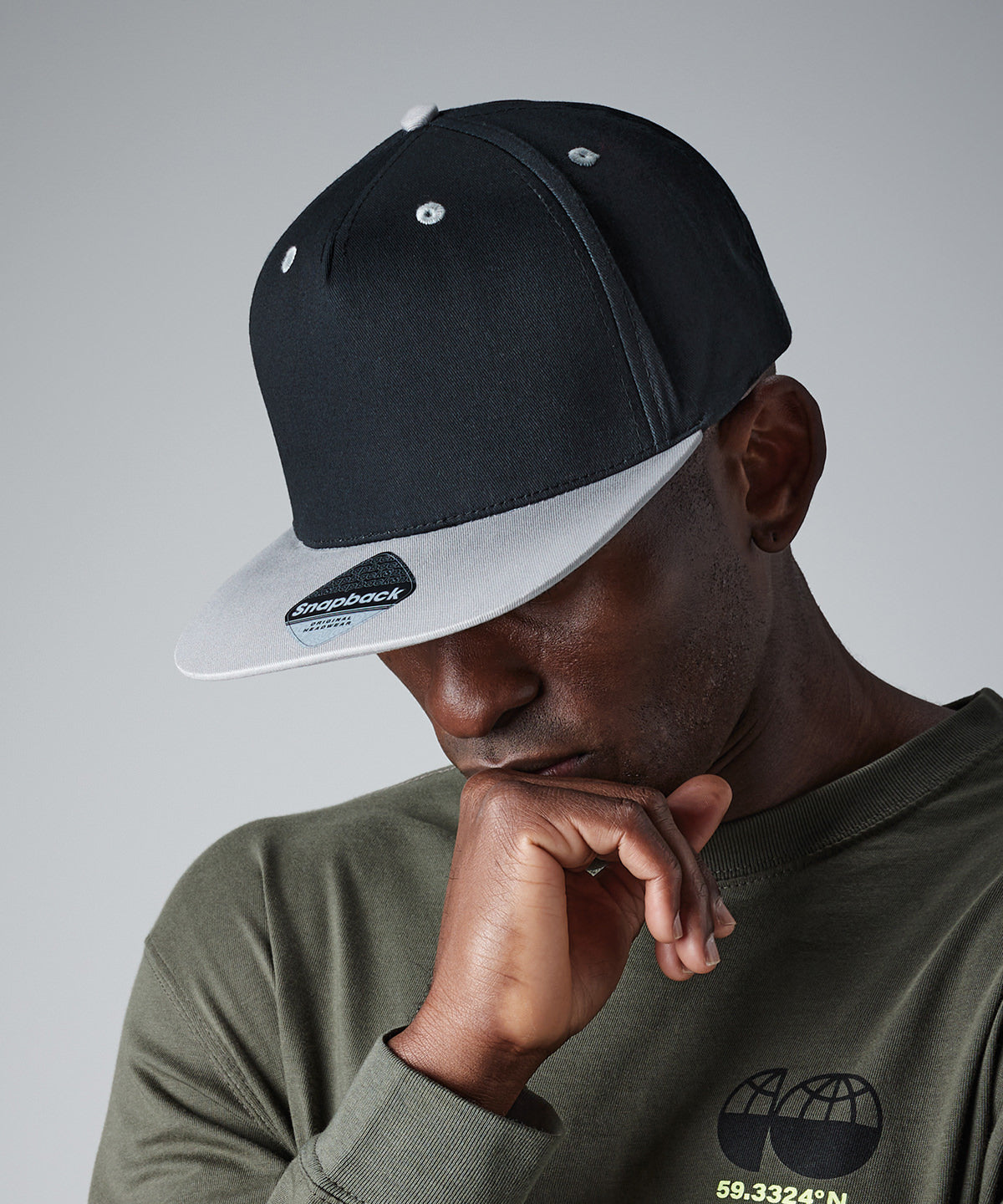 Beechfield 5-Panel Contrast Snapback