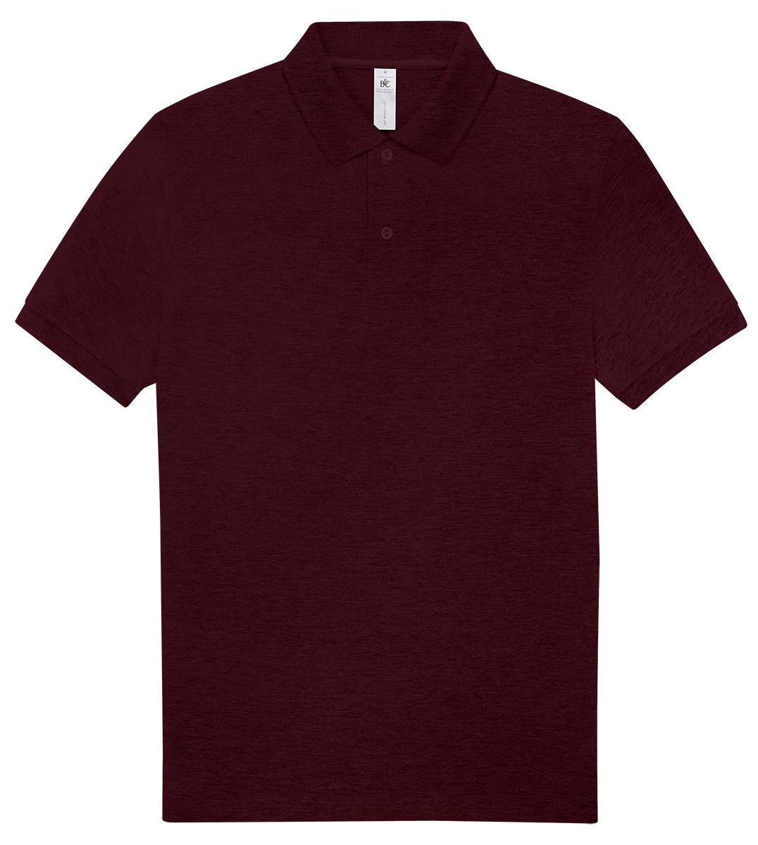 B&C Collection My Polo 210 - Heather Burgundy