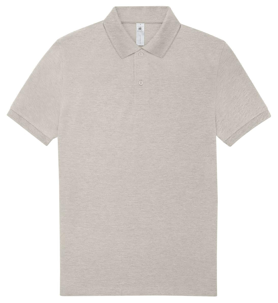 B&C Collection My Polo 210 - Heather Grey Fog