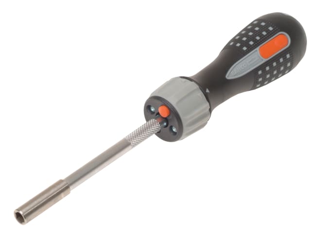 Bahco 808050L LED Ratchet Screwdriver & 6 Bits