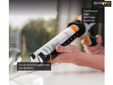 Batavia MAXXPUSH Caulking Gun with LED Light 6V (AA Batteries)