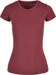 Build Your Brand Basic Women's Basic Tee - Cherry