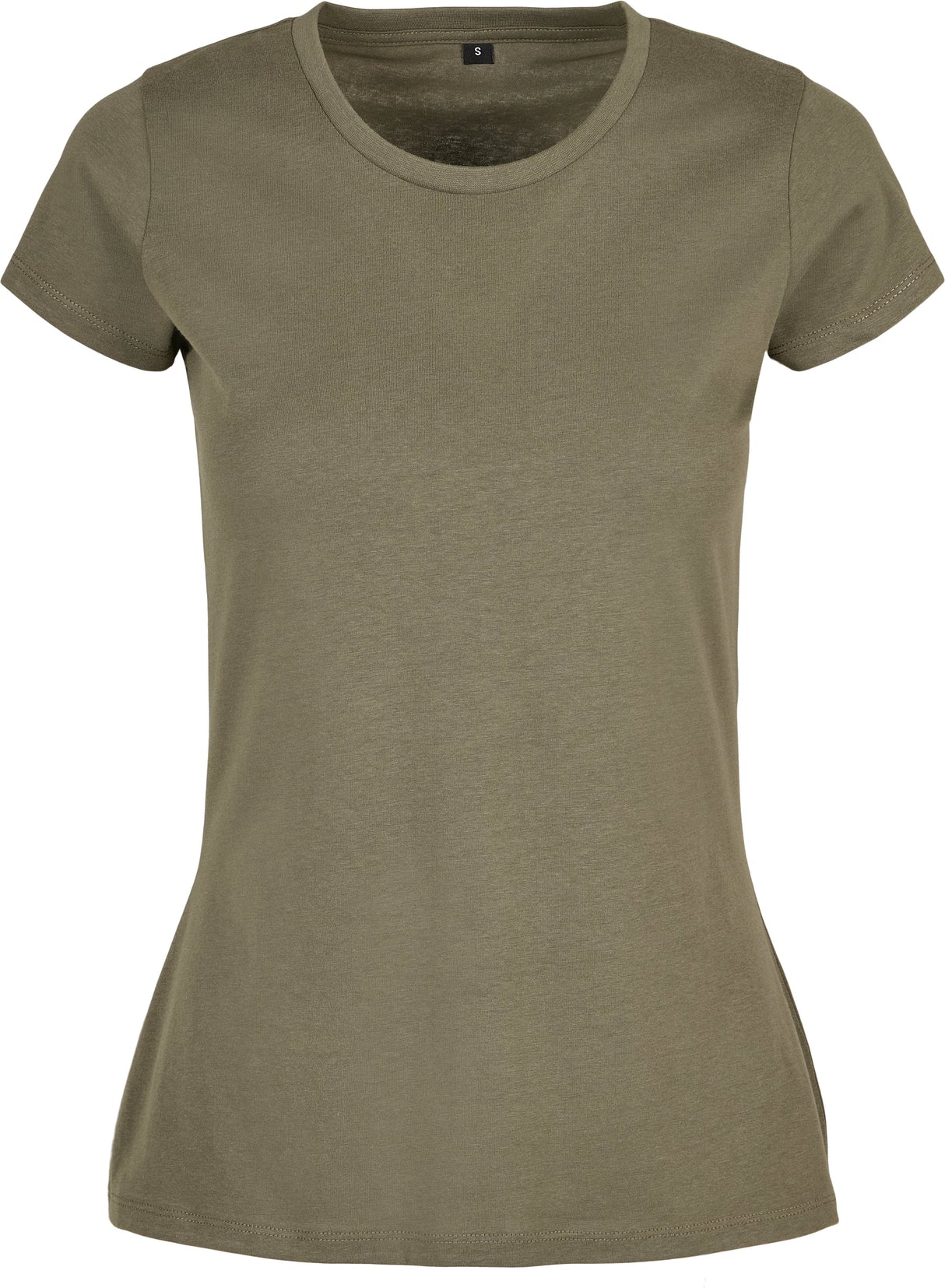 Build Your Brand Basic Women's Basic Tee - Olive