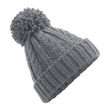 Beechfield Cable Knit Melange Beanie