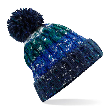 Beechfield Corkscrew Pom Pom Beanie