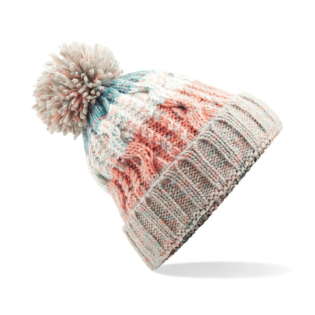 Beechfield Corkscrew Pom Pom Beanie