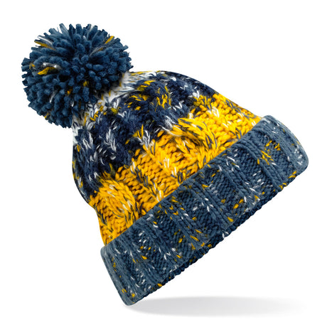 Beechfield Corkscrew Pom Pom Beanie