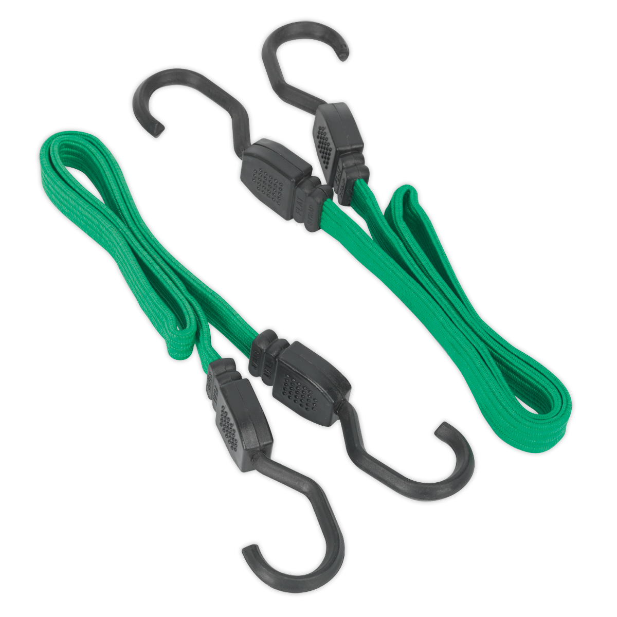 Sealey Flat Bungee Cord Set 2pc 610mm