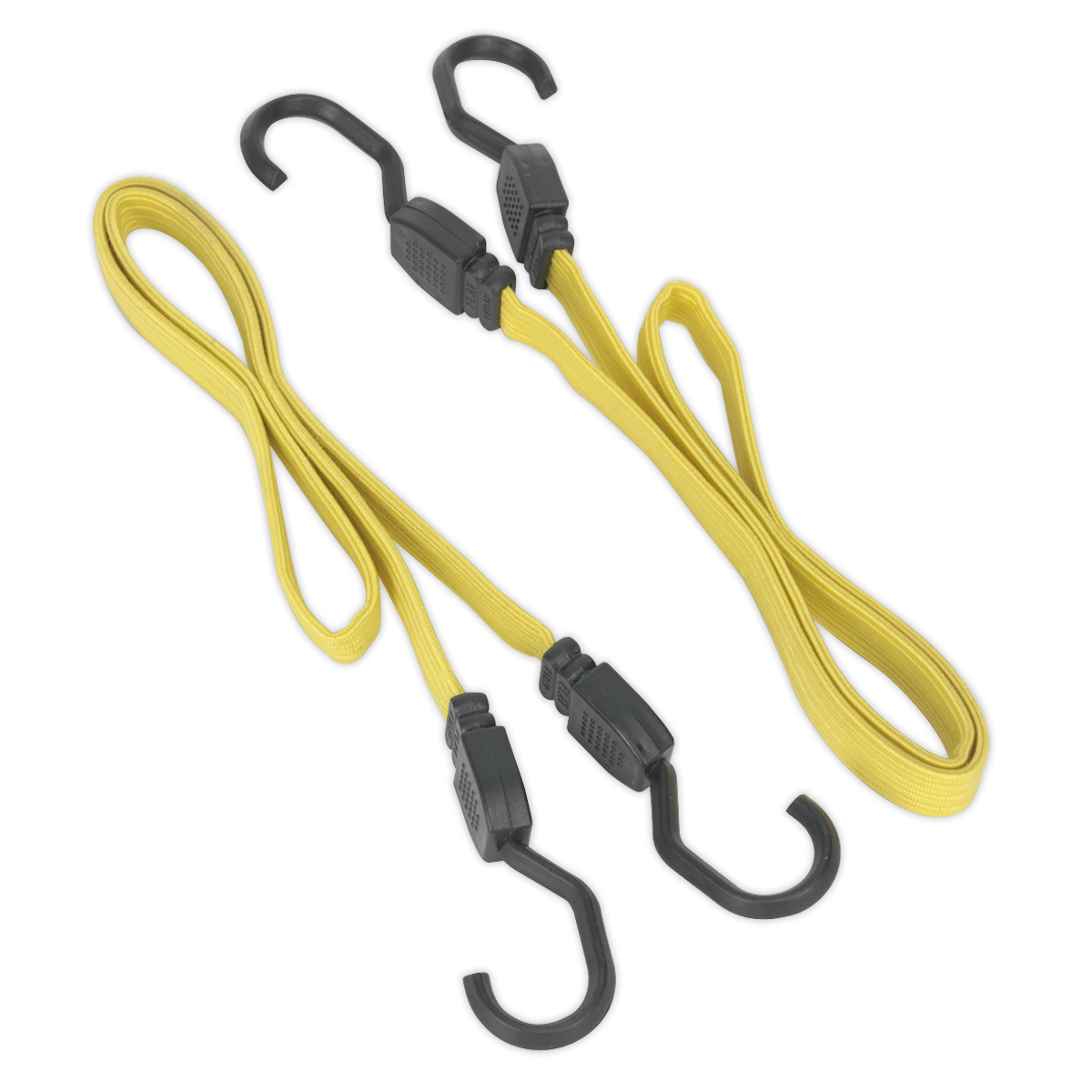 Sealey Flat Bungee Cord Set 2pc 910mm