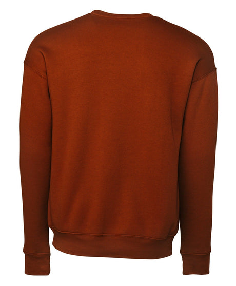 Bella Canvas Unisex Drop Shoulder Fleece - Brick