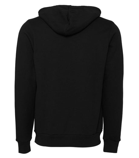 Bella Canvas Unisex Polycotton Fleece Pullover Hoodie - DTG Black