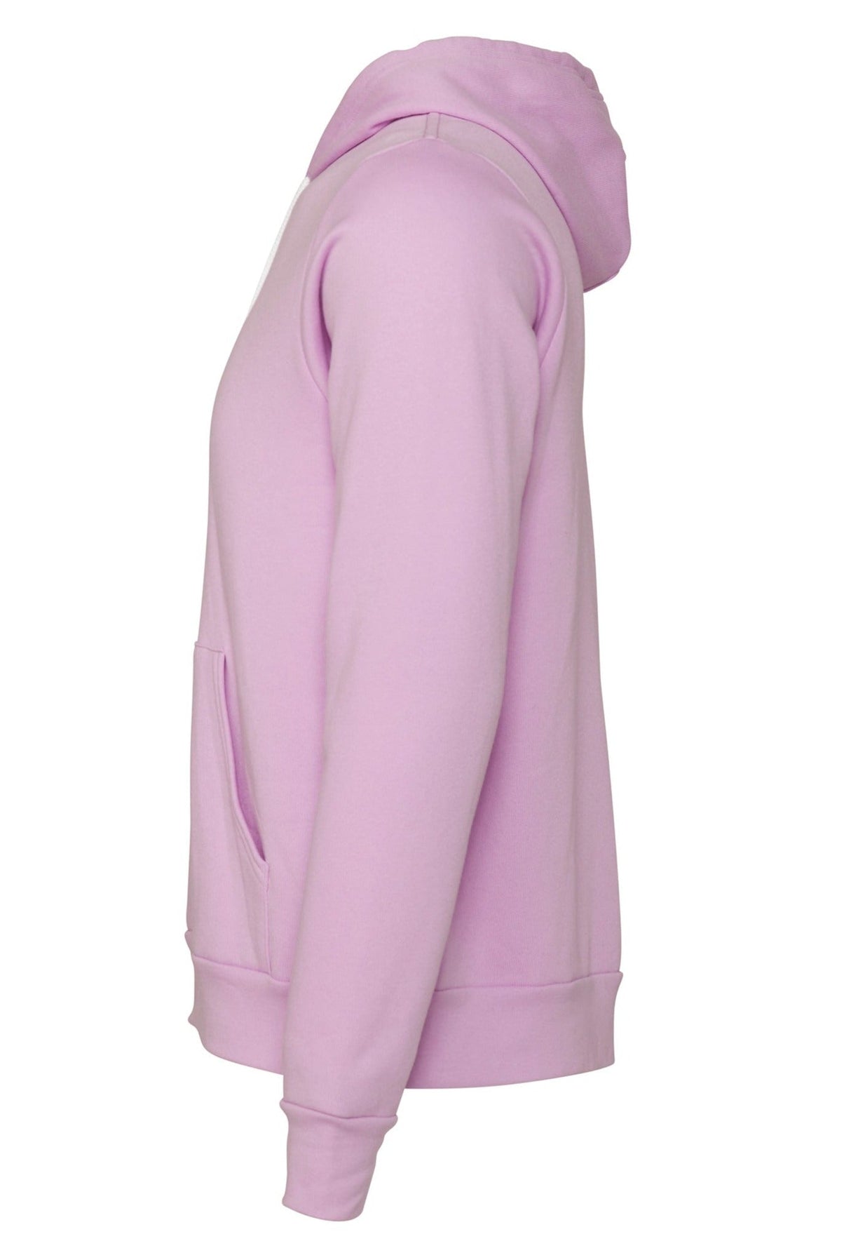 Bella Canvas Unisex Polycotton Fleece Pullover Hoodie - Lilac