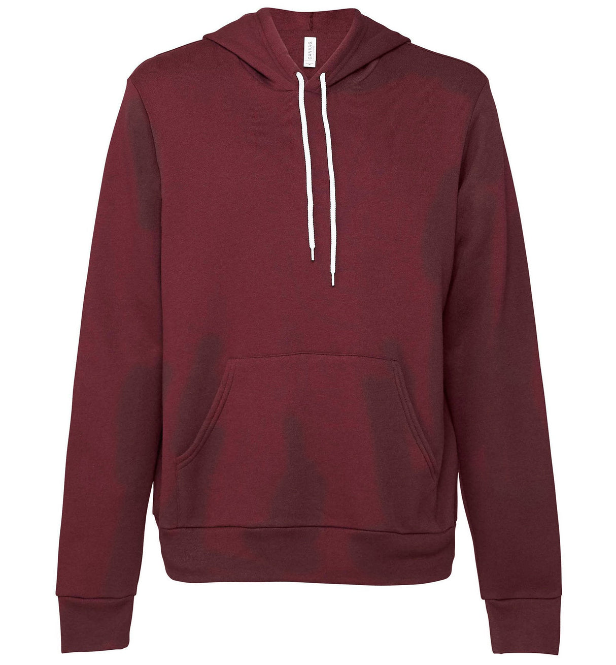 Bella Canvas Unisex Polycotton Fleece Pullover Hoodie - Maroon