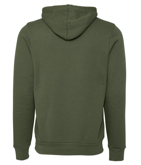 Bella Canvas Unisex Polycotton Fleece Pullover Hoodie - Military Green