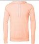 Bella Canvas Unisex Polycotton Fleece Pullover Hoodie - Peach