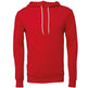 Bella Canvas Unisex Polycotton Fleece Pullover Hoodie - Red