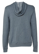 Bella Canvas Unisex Polycotton Fleece Full-Zip Hoodie - Heather Slate