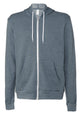 Bella Canvas Unisex Polycotton Fleece Full-Zip Hoodie - Heather Slate