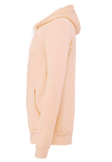 Bella Canvas Unisex Polycotton Fleece Full-Zip Hoodie - Peach